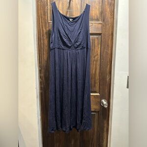 J. Crew Navy Blue Sleeveless Dress